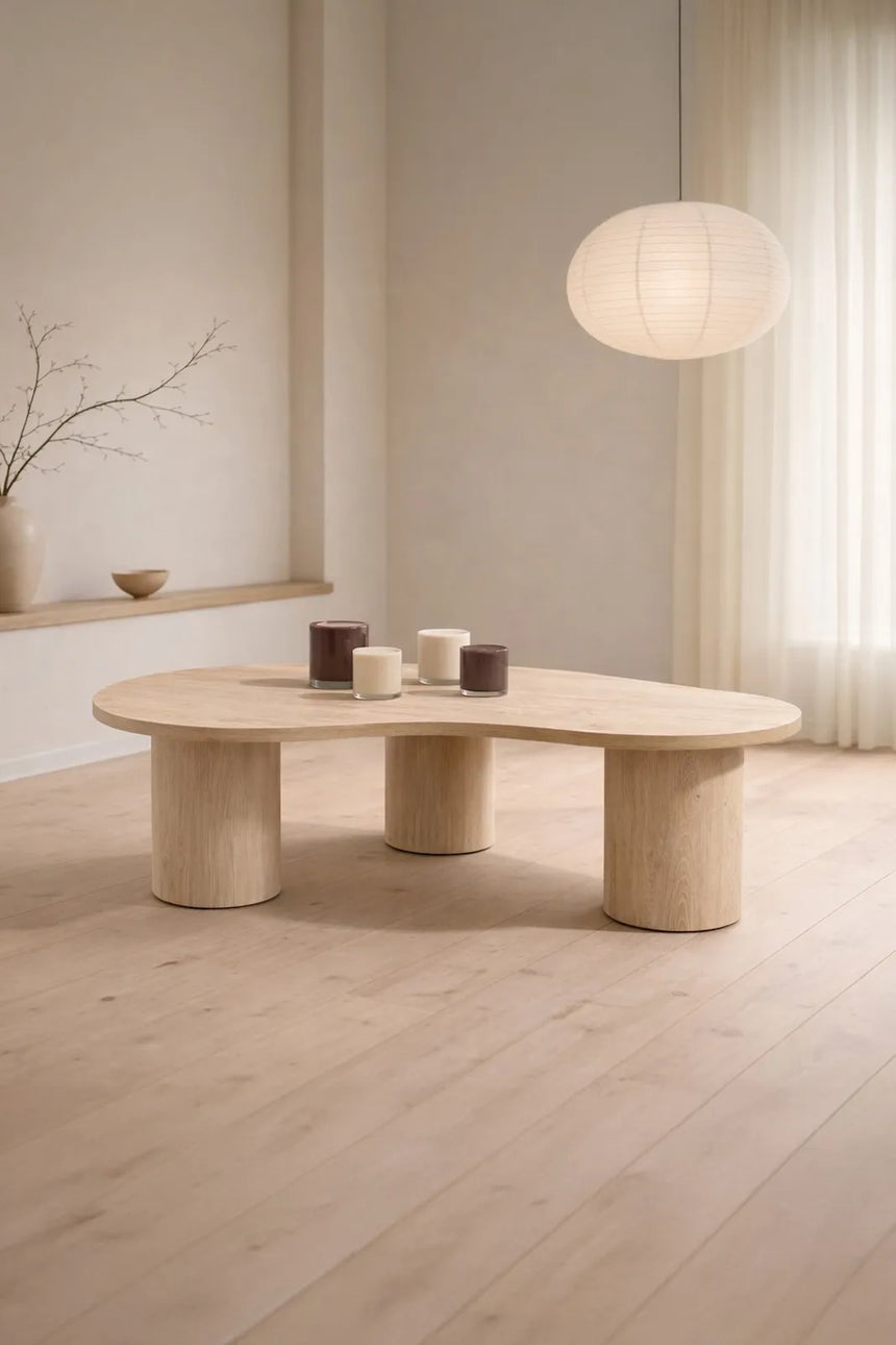 Couchtisch Megg naturfarbend, 130x78x40 cm von Venture Home – Bild 2