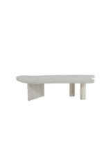 Couchtisch Polle mit hellgrauer Betonoptik, 60x160x40 cm von Venture Home – Bild 1