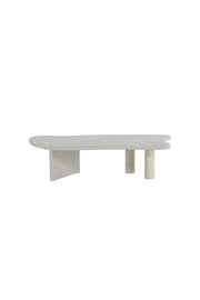 Couchtisch Polle mit hellgrauer Betonoptik, 60x160x40 cm von Venture Home – Bild 1