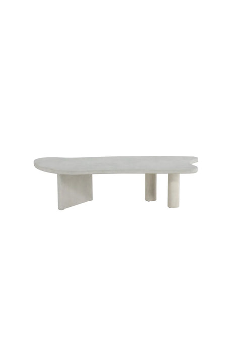 Couchtisch Polle mit hellgrauer Betonoptik, 60x160x40 cm von Venture Home – Bild 1