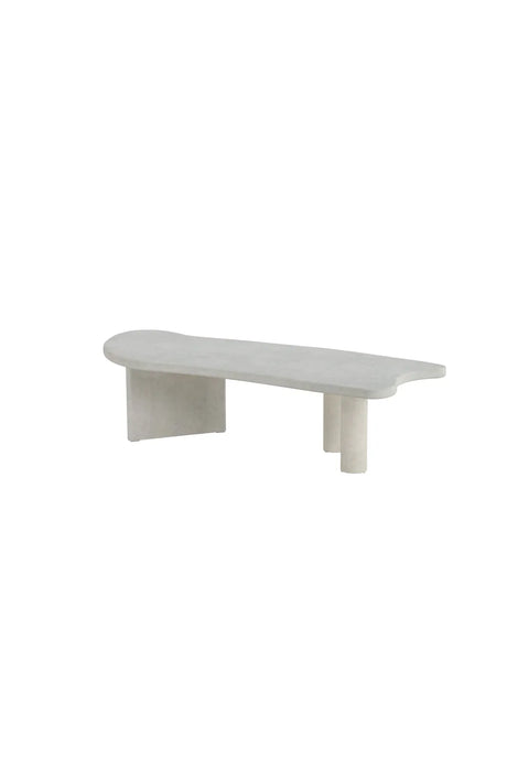 Couchtisch Polle mit hellgrauer Betonoptik, 60x160x40 cm von Venture Home – Bild 2