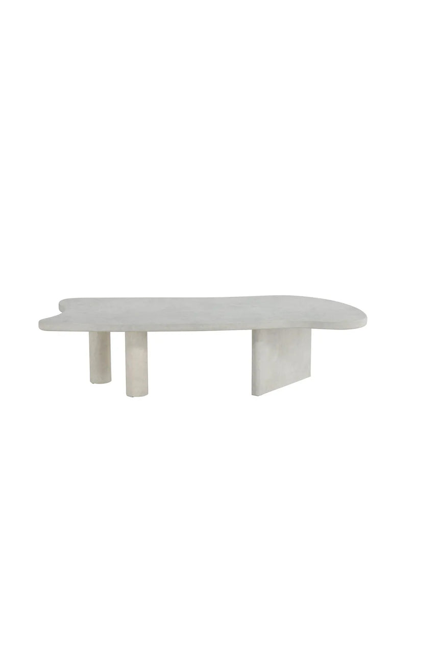Couchtisch Polle mit hellgrauer Betonoptik, 60x160x40 cm von Venture Home – Bild 7