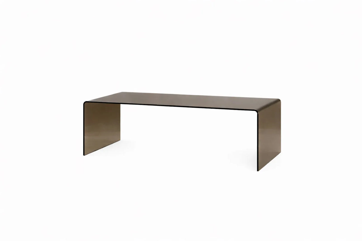 Couchtisch Telemark aus braunen Glas, 60x120x41 cm von Venture Home – Bild 3