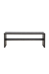Couchtisch Telemarket in schwarz, 50x110x38 cm von Venture Home – Bild 1