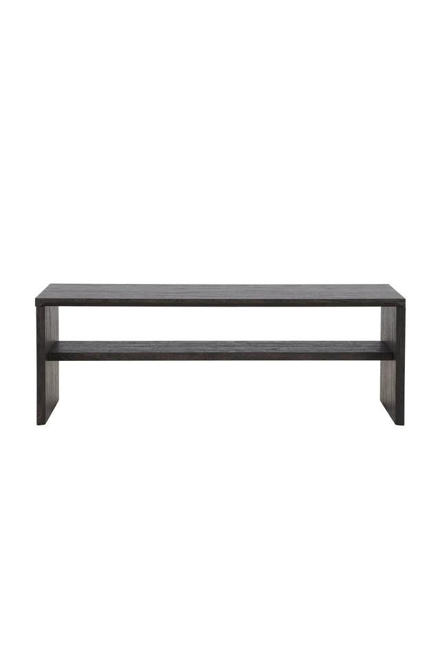 Couchtisch Telemarket in schwarz, 50x110x38 cm von Venture Home – Bild 1