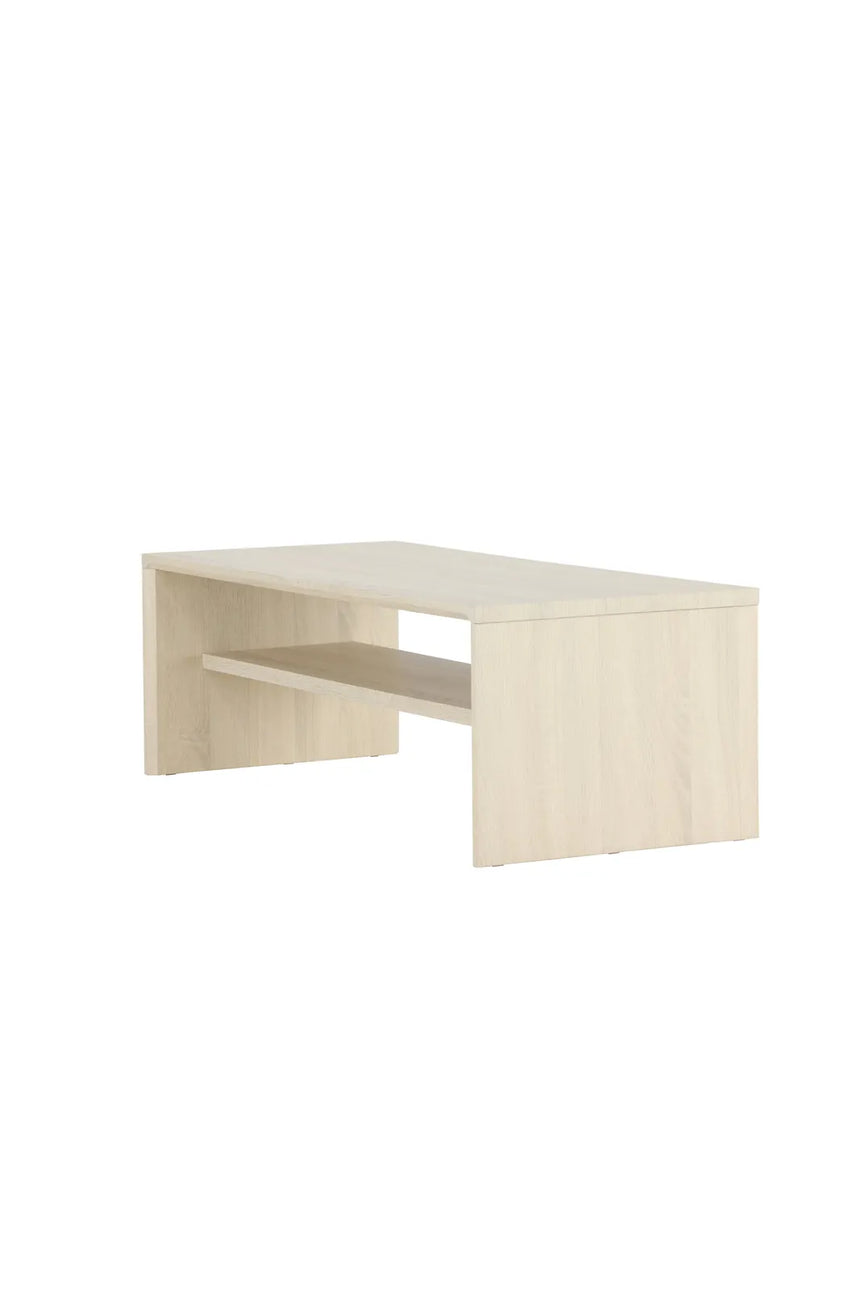 Couchtisch Telemarket in tünchenfarbenem Weiß, 50x110x38 cm von Venture Home – Bild 3