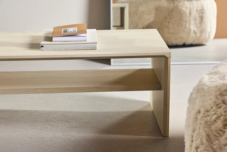 Couchtisch Telemarket in tünchenfarbenem Weiß, 50x110x38 cm von Venture Home – Bild 31