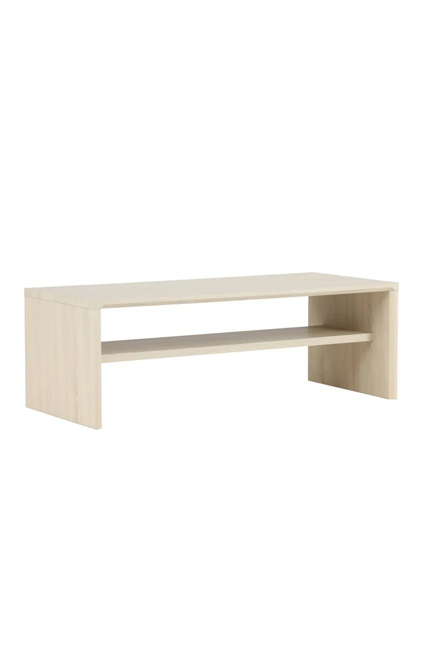 Couchtisch Telemarket in tünchenfarbenem Weiß, 50x110x38 cm von Venture Home – Bild 6