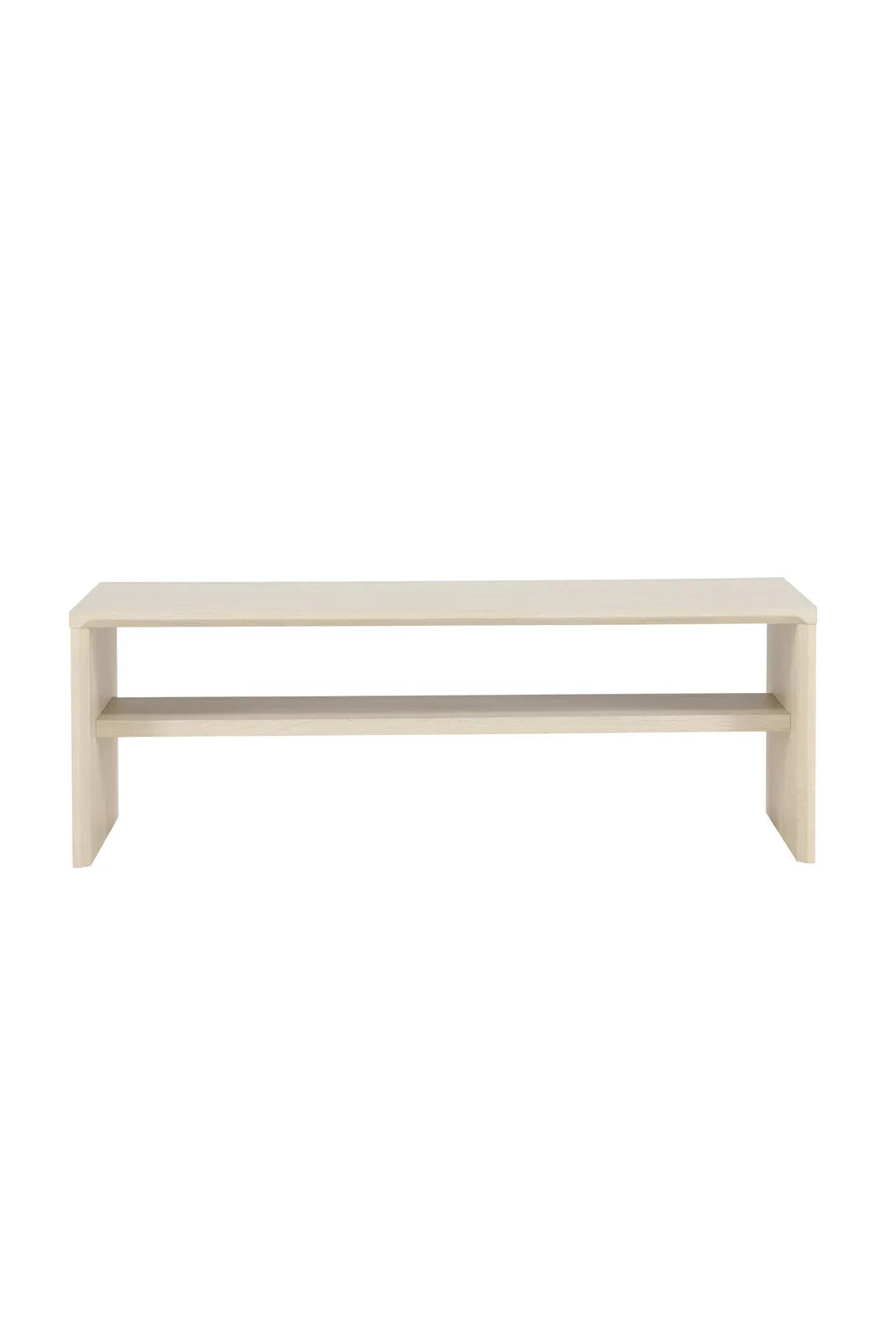 Couchtisch Telemarket in tünchenfarbenem Weiß, 50x110x38 cm von Venture Home – Bild 7