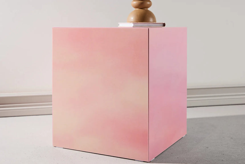 Couchtisch York in rosa, 40x40x45 cm von Venture Home – Bild 32