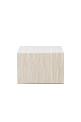 Couchtisch York mit beigem Travertinlook, 60x80x40 cm von Venture Home – Bild 1