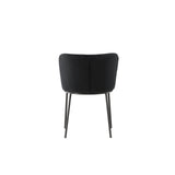 Edina Esszimmerstuhl Schwarz / Schwarz Samt von Venture Home – Produktbild 11