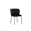 Edina Esszimmerstuhl Schwarz / Schwarz Samt von Venture Home – Produktbild 16