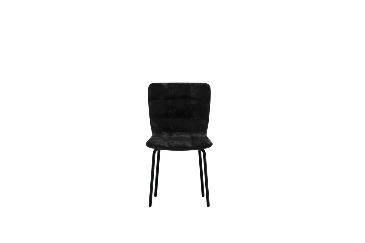 Essstuhl Punsch mit schwarzem Samtbezug von Venture Home – Bild 5