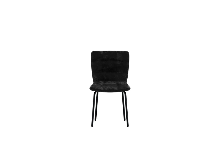 Essstuhl Punsch mit schwarzem Samtbezug von Venture Home – Bild 5