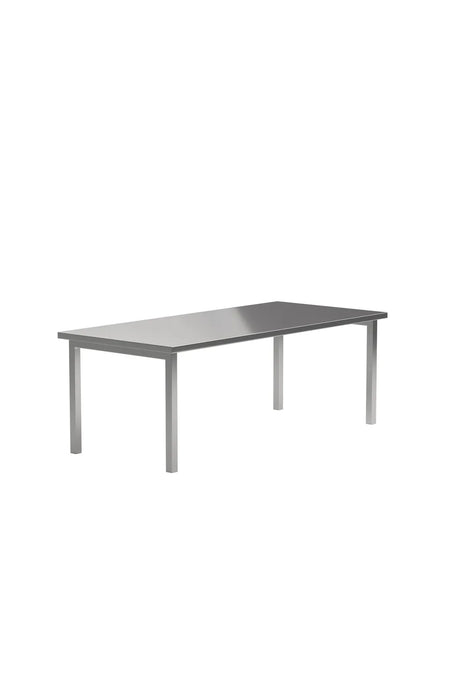 Esstisch Cilo aus Edelstahl silberfarbend, 95x210x75 cm von Venture Home – Bild 2