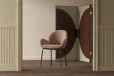 Esstuhl Florensa mit braunen Samtbezug von Venture Home – Bild 8