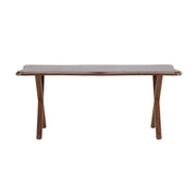 Fiona Esstisch 180x90x75 cm - MDF mit Walnuss 3D Papier von Venture Home – Produktbild 1