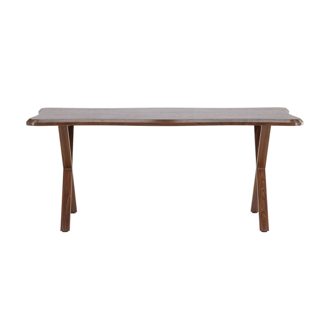 Fiona Esstisch 180x90x75 cm - MDF mit Walnuss 3D Papier von Venture Home – Produktbild 1
