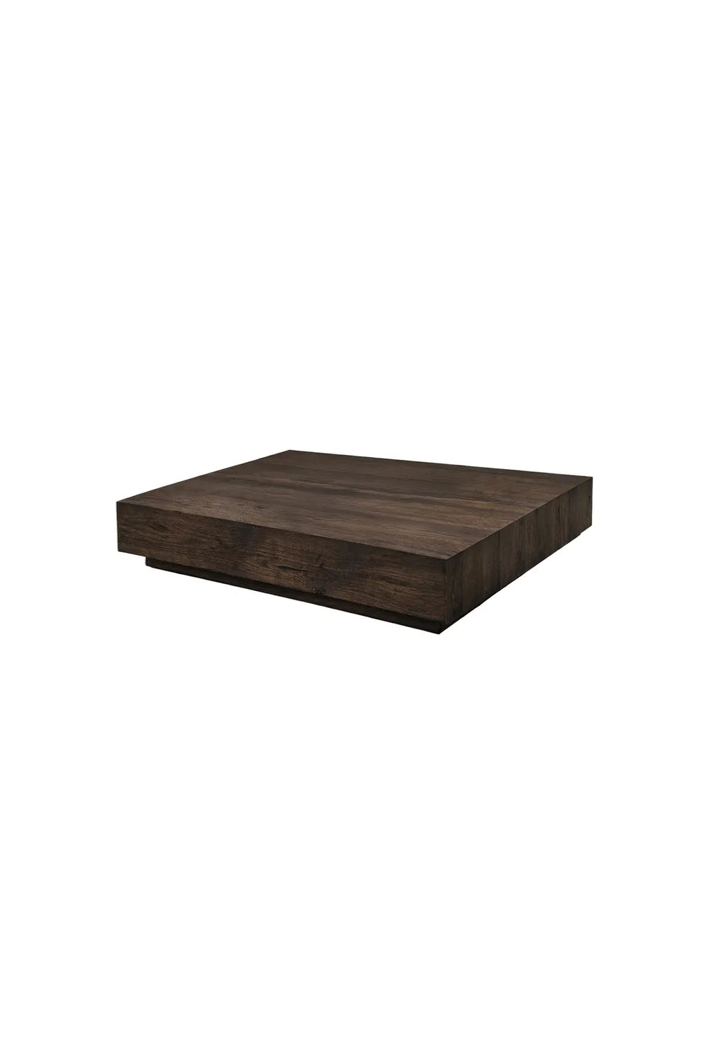 Flacher Couchtisch York mokkafarbend, 80x80x15 cm von Venture Home – Bild 1