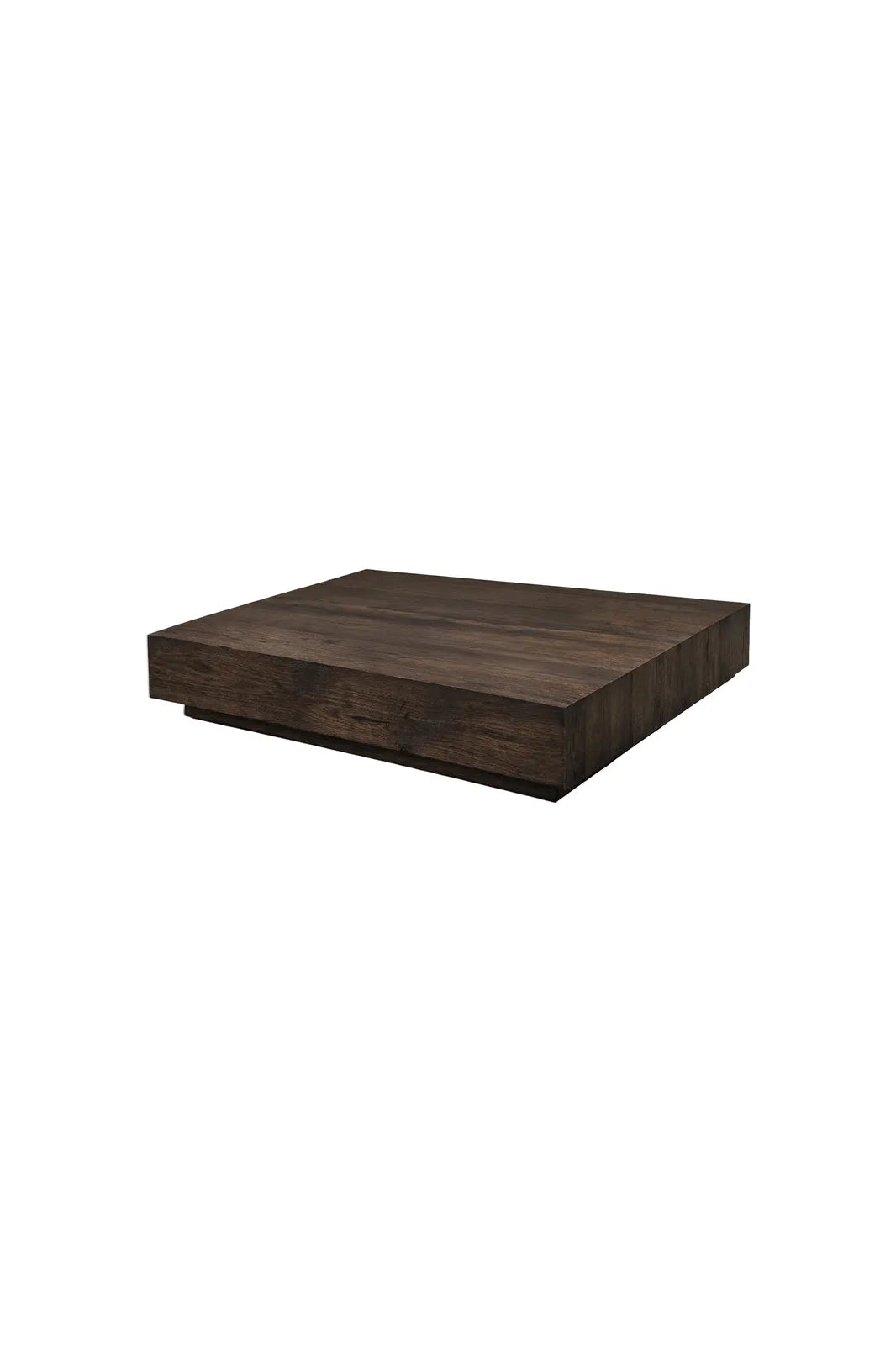 Flacher Couchtisch York mokkafarbend, 80x80x15 cm von Venture Home – Bild 1