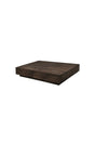 Flacher Couchtisch York mokkafarbend, 80x80x15 cm von Venture Home – Bild 1