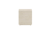 Garten Beistelltisch Lissabon aus Aluminium und Polypropylen in Beige, 40×40×45 cm von Venture Home – Bild 4