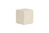 Garten Beistelltisch Lissabon aus Aluminium und Polypropylen in Beige, 40×40×45 cm von Venture Home – Bild 5