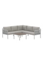 Garten Ecksofa-Set Kos aus Polyester und Aluminium mit Polywood Tischplatte von Venture Home – Bild 3
