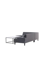 Garten Ecksofa-Set Mecka aus Acryl und Aluminium in Dunkelgrau von Venture Home – Bild 5