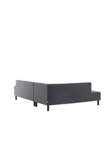 Garten Ecksofa-Set Mecka aus Acryl und Aluminium in Dunkelgrau von Venture Home – Bild 9