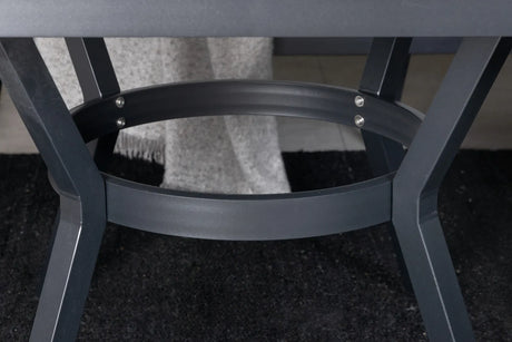 Garten Ecksofa-Set Virya aus Aluminium, Seil in Schwarz/Grau, inkl. Kissen von Venture Home – Bild 11