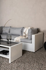 Garten Lounge-Set Amazon aus Geflecht und Glas in Weiss/Grau von Venture Home – Bild 15
