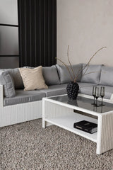 Garten Lounge-Set Amazon aus Geflecht und Glas in Weiss/Grau von Venture Home – Bild 16
