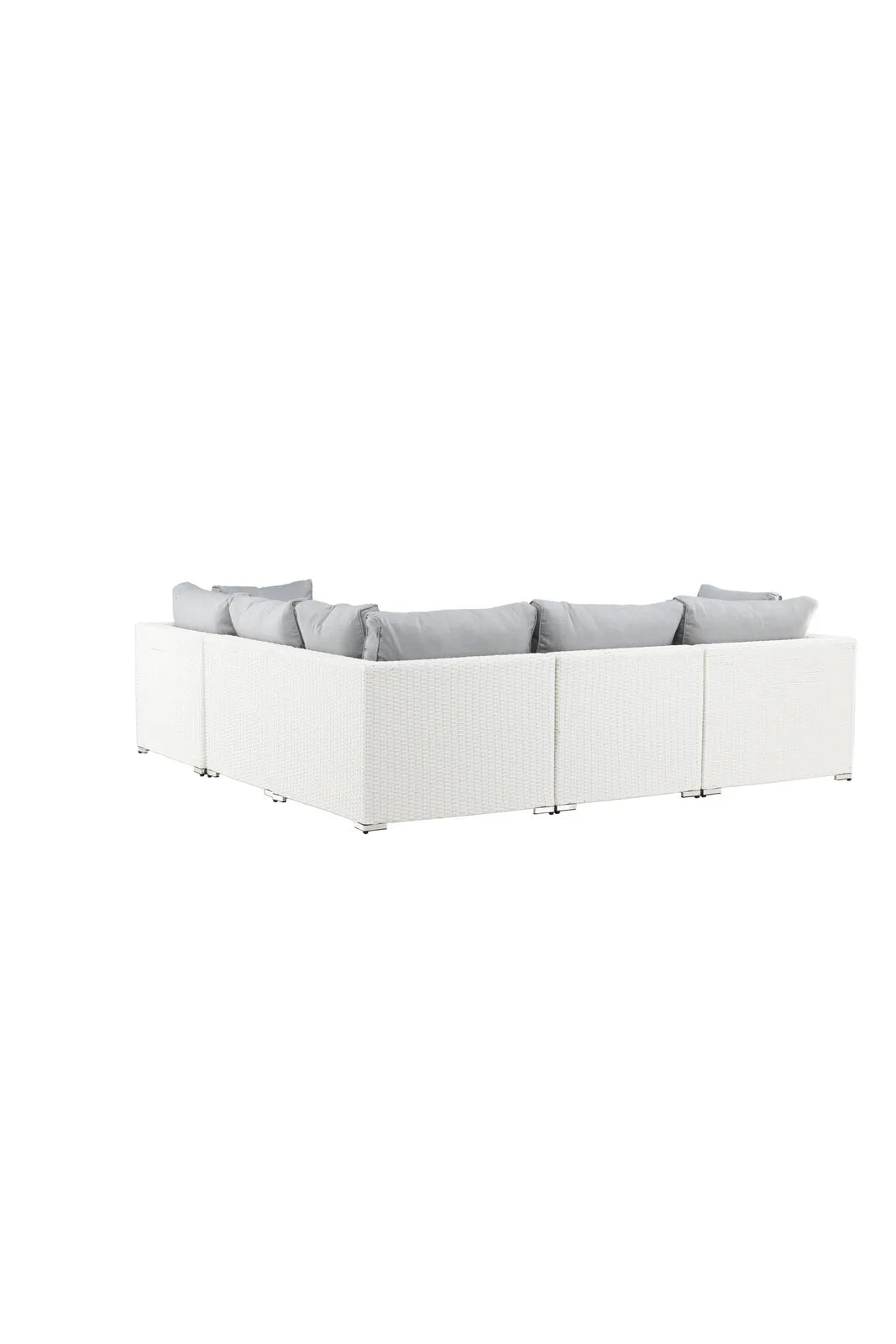 Garten Lounge-Set Amazon aus Geflecht und Glas in Weiss/Grau von Venture Home – Bild 6