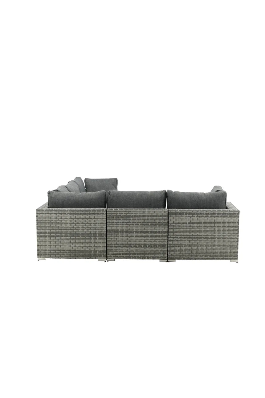 Garten Lounge-Set Amazon aus Wicker und Aluminium in Grau von Venture Home – Bild 10