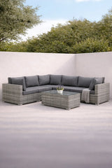 Garten Lounge-Set Amazon aus Wicker und Aluminium in Grau von Venture Home – Bild 14