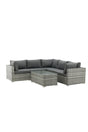 Garten Lounge-Set Amazon aus Wicker und Aluminium in Grau von Venture Home – Bild 3
