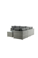 Garten Lounge-Set Amazon aus Wicker und Aluminium in Grau von Venture Home – Bild 5