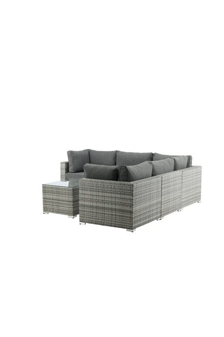 Garten Lounge-Set Amazon aus Wicker und Aluminium in Grau von Venture Home – Bild 5