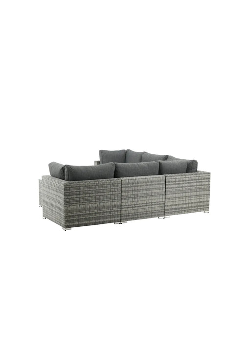 Garten Lounge-Set Amazon aus Wicker und Aluminium in Grau von Venture Home – Bild 6