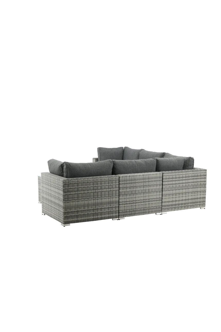 Garten Lounge-Set Amazon aus Wicker und Aluminium in Grau von Venture Home – Bild 6