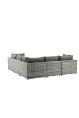 Garten Lounge-Set Amazon aus Wicker und Aluminium in Grau von Venture Home – Bild 9