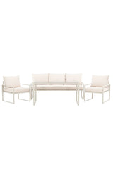 Garten Lounge-Set Catania aus Stahl in Beige von Venture Home – Bild 1