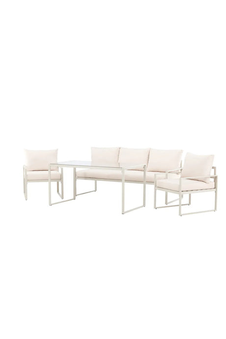 Garten Lounge-Set Catania aus Stahl in Beige von Venture Home – Bild 2
