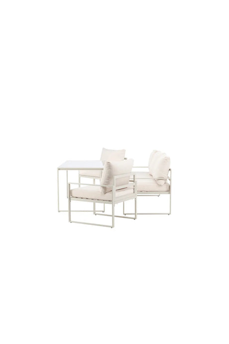 Garten Lounge-Set Catania aus Stahl in Beige von Venture Home – Bild 4