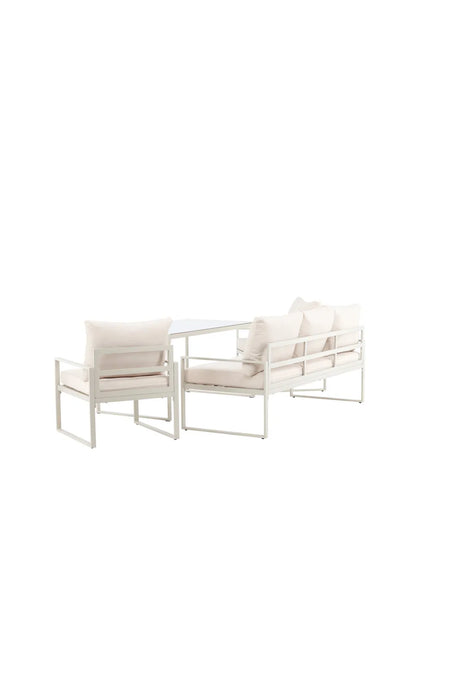 Garten Lounge-Set Catania aus Stahl in Beige von Venture Home – Bild 5