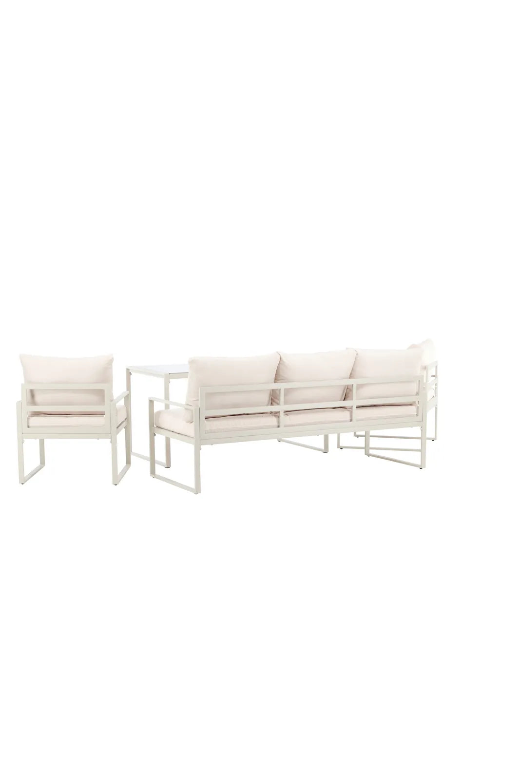 Garten Lounge-Set Catania aus Stahl in Beige von Venture Home – Bild 6