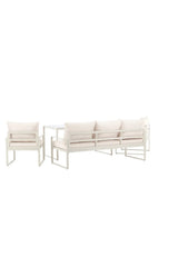 Garten Lounge-Set Catania aus Stahl in Beige von Venture Home – Bild 6