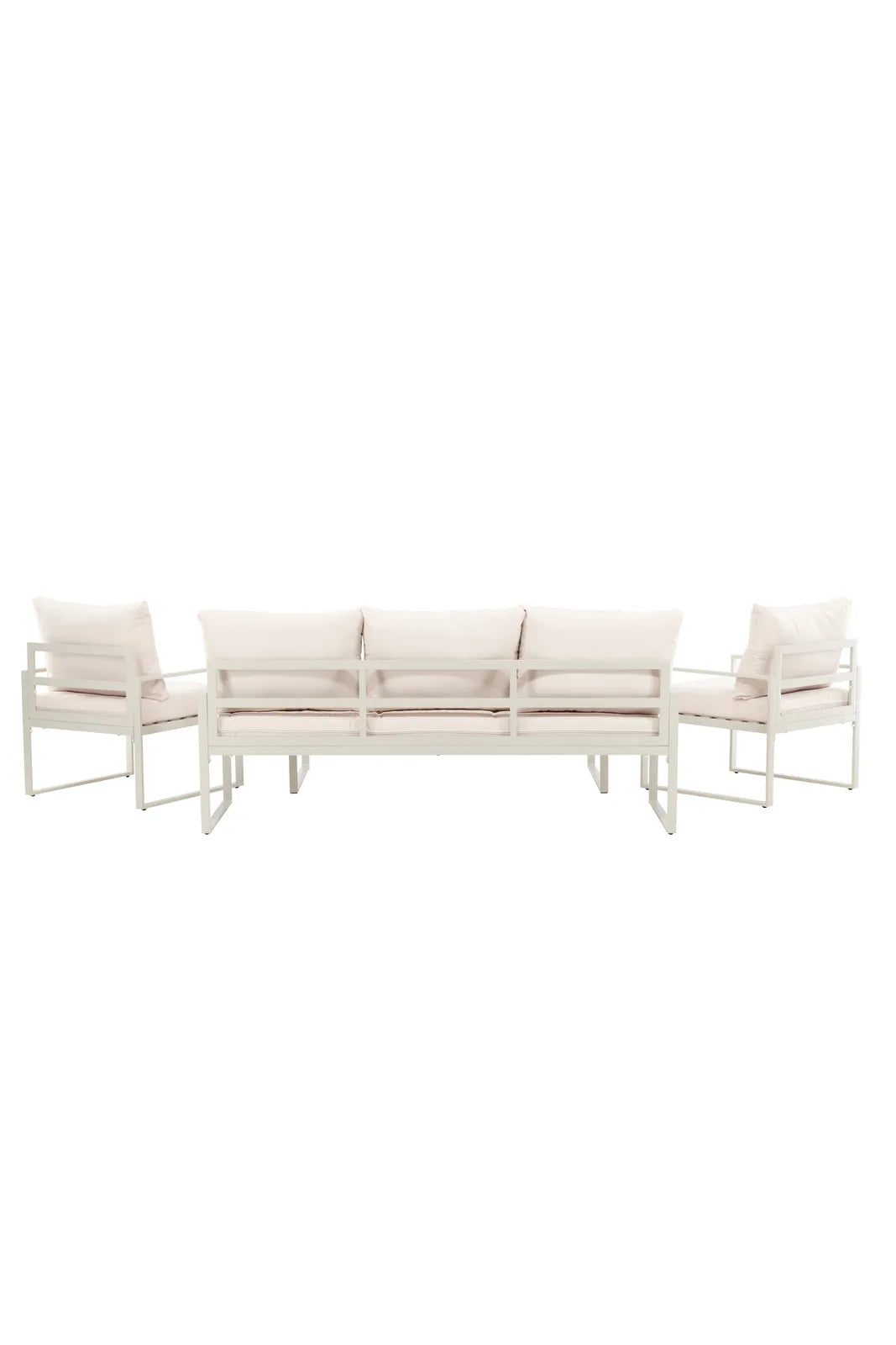 Garten Lounge-Set Catania aus Stahl in Beige von Venture Home – Bild 7